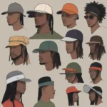 Different Visor Styles for Dreadlocks