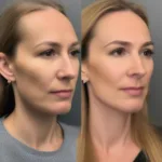 Volux Filler Before and After Jawline Transformation