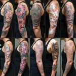 Examples of Tattoos with White Highlights