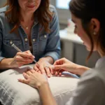 Getting a Manicure