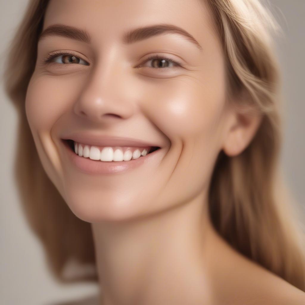 Woman with Radiant Skin After Using Blissful Retinol