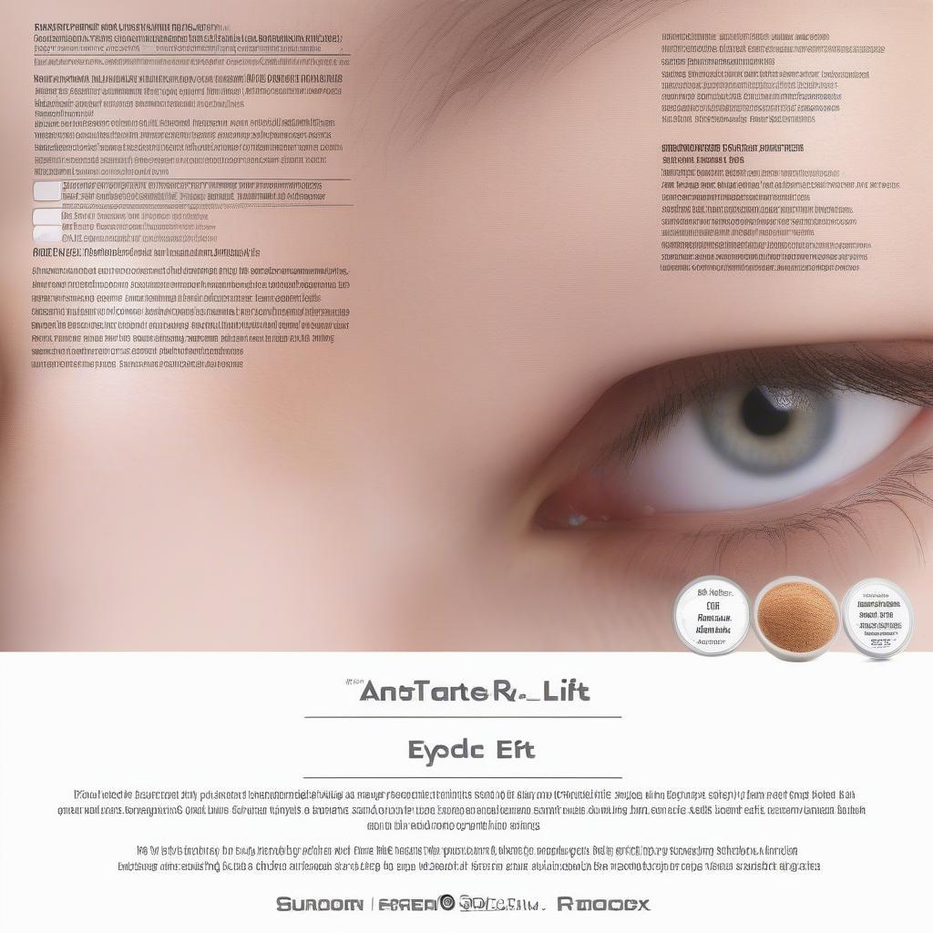 Youth RX Instant Eyelift Ingredients List