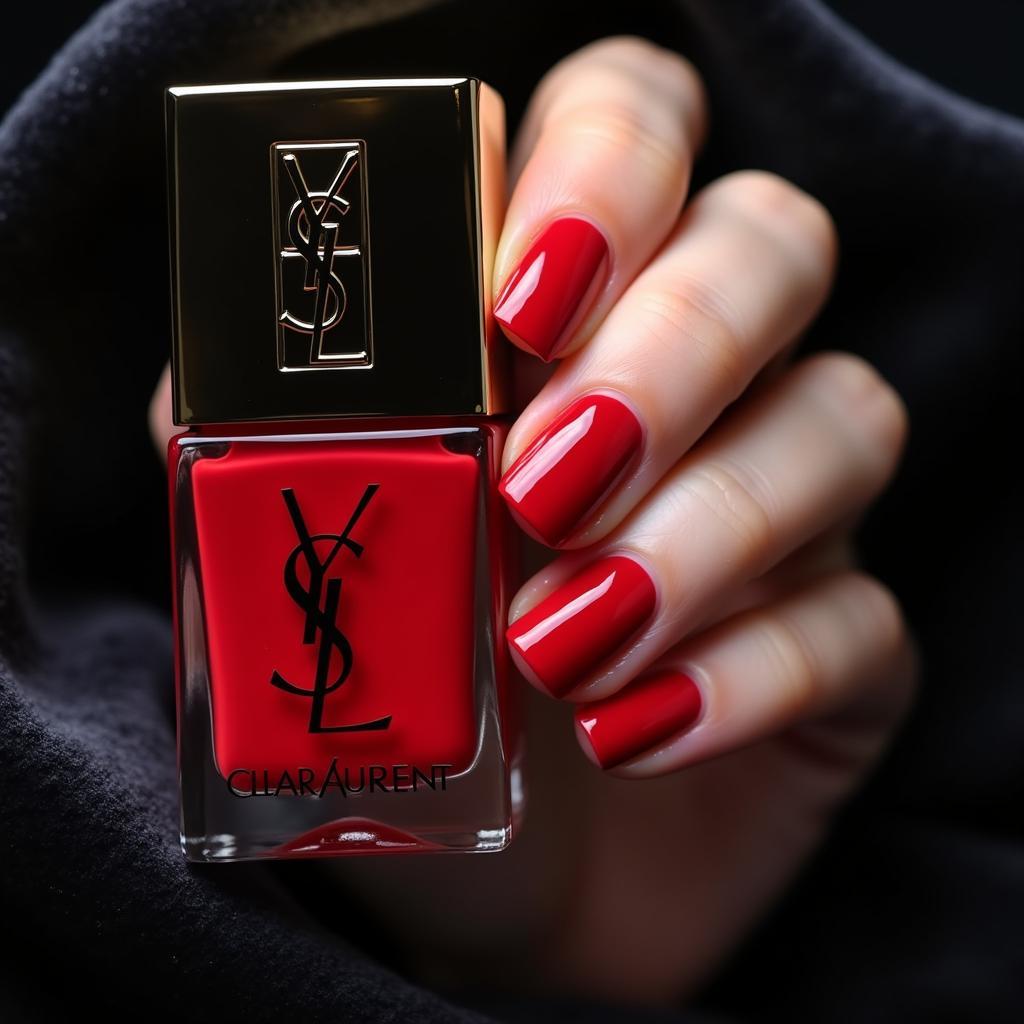 YSL Red Nail Polish - Classic and Timeless