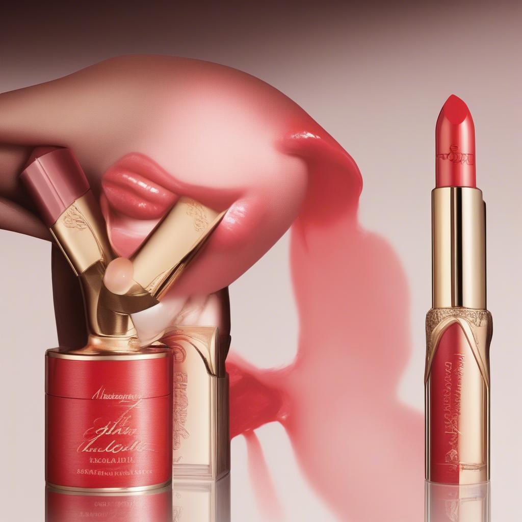 YSL Rouge Volupté Shine Application Techniques