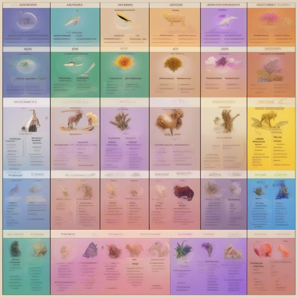 Zodiac HD Scent Chart