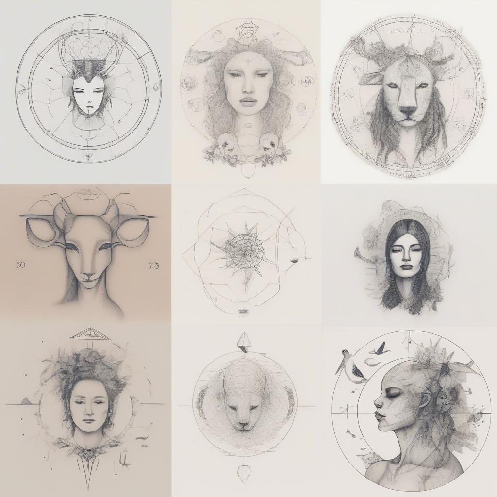 Zodiac Sign Tattoo Designs