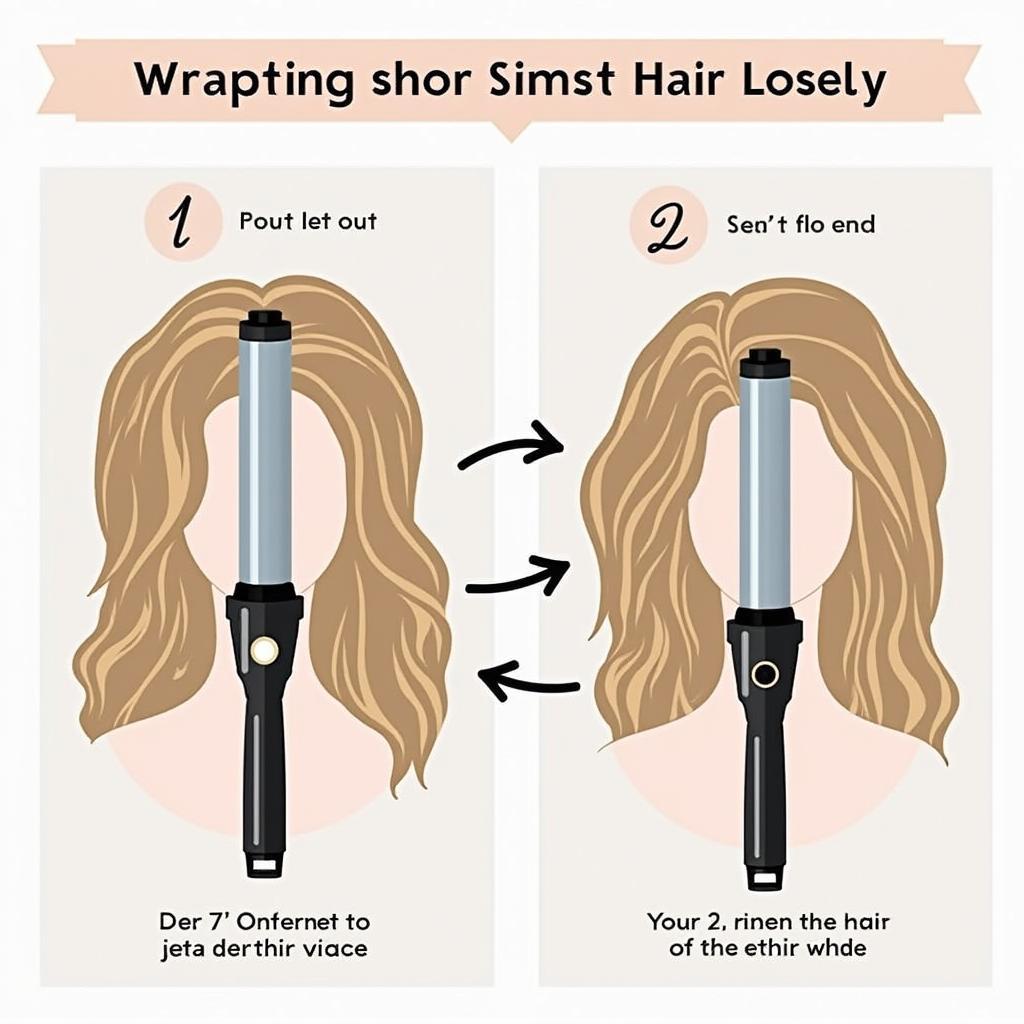 Creating Loose Waves with a 1.5 Inch Curling Iron