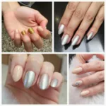 1920s Nails: Variations with Metallic Polish