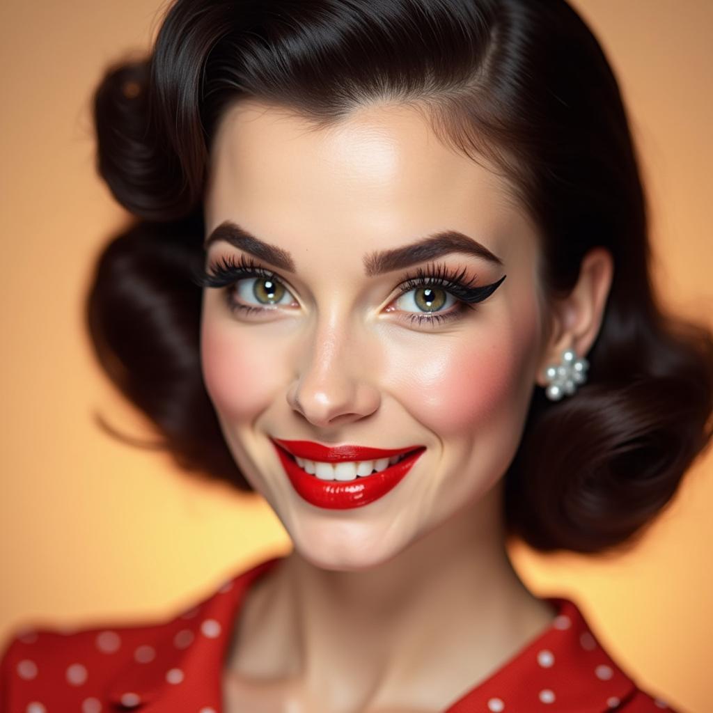 1950s Pinup Makeup Look