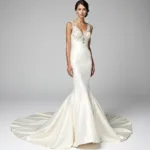 Vera Wang Mermaid Silhouette Wedding Gown 2012