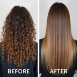 Before and After 24 Hour Keratin Treatment