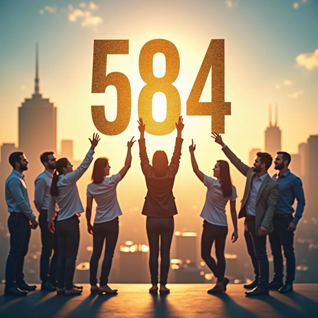 584 Angel Number and Career Success