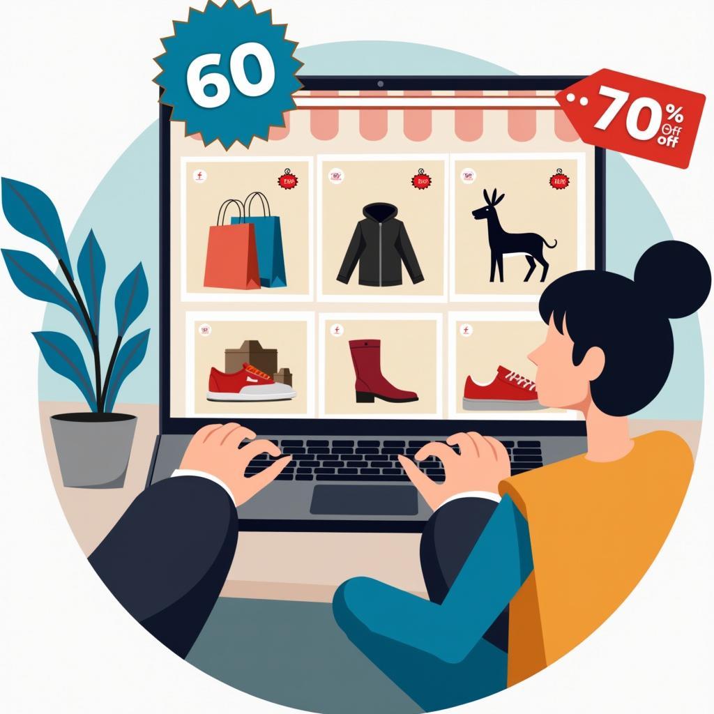 Online Shopping Deals: 60 Off 70 Dollars