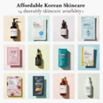 Affordable skincare options in Seoul, including sheet masks and essences.