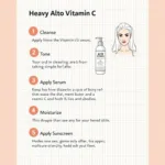 Applying Alto Vitamin C Serum