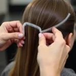 Applying Extension Tapes to Hair