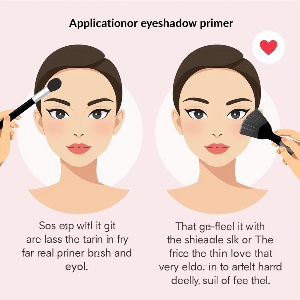 Applying Eyeshadow Primer