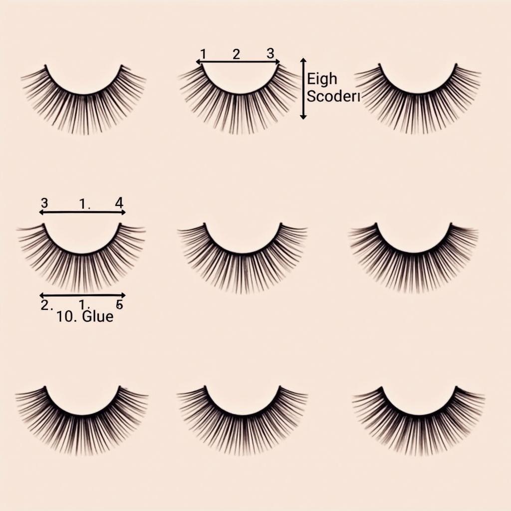 Steps for Applying Lower Lash Falsies