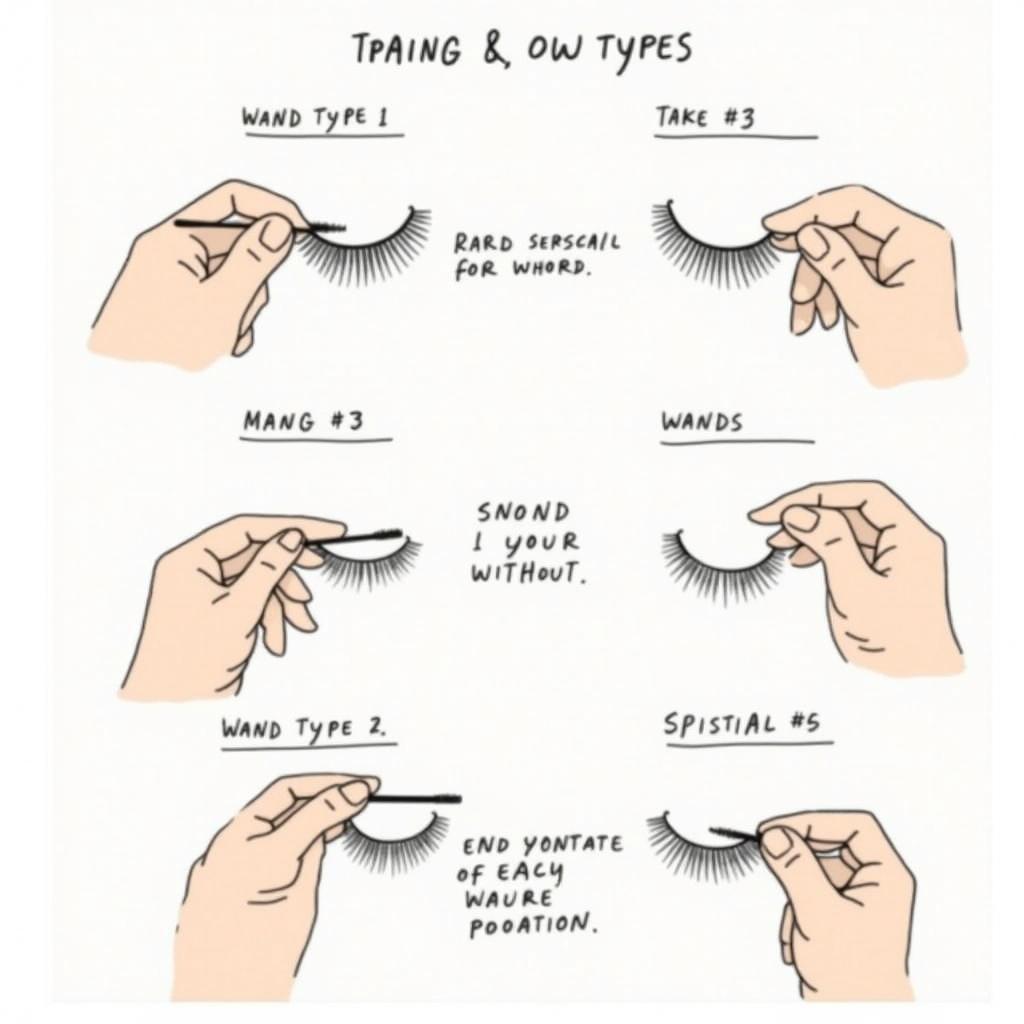 Techniques for Applying Mascara with Different Wands