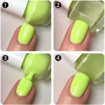 Applying Neon Green Nail Polish Perfectly