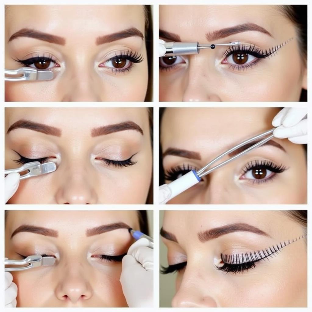 Applying Sparkle Lashes Step-by-Step