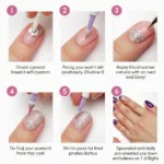 Applying Swarovski Crystals to Nails