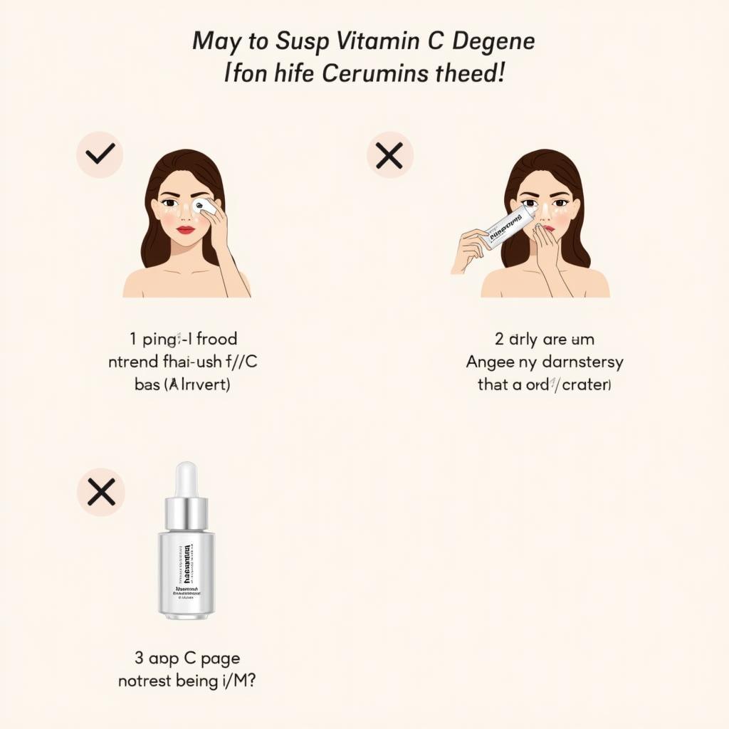 Correct Application of Vitamin C Serum