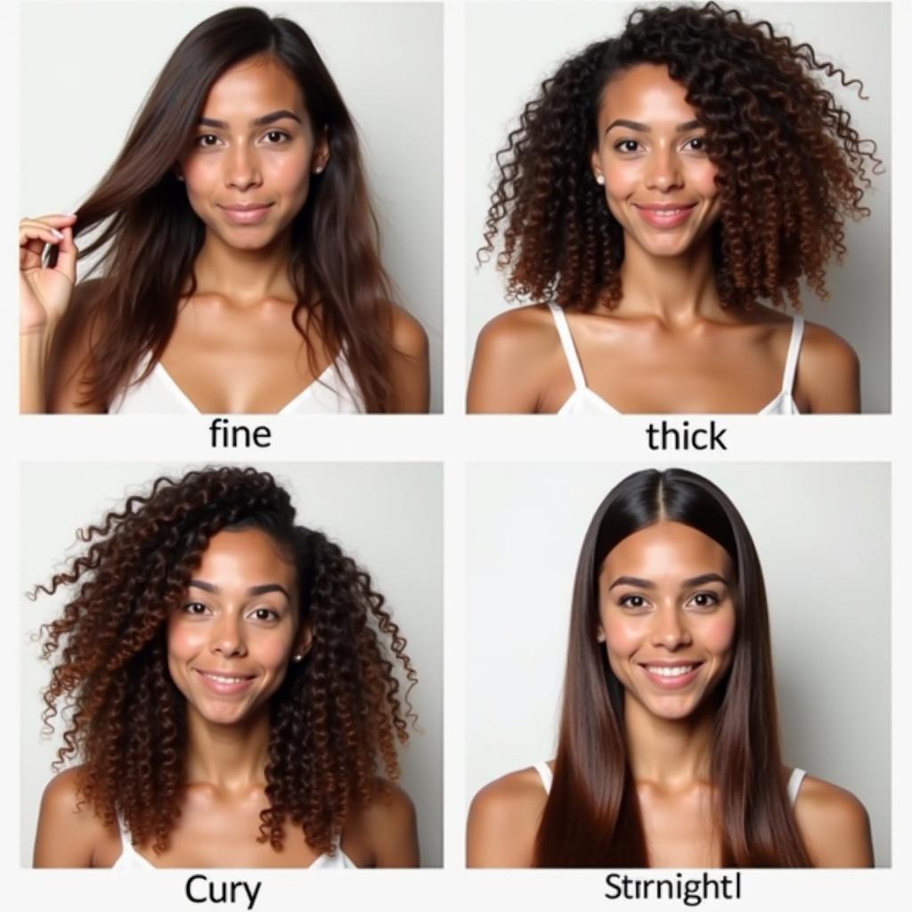 Applying wave cream to various hair textures - fine, thick, curly, and straight.