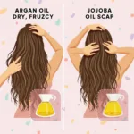 Argan and Jojoba Oil for Hair Application