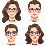 Aria 33 Glasses on Different Face Shapes