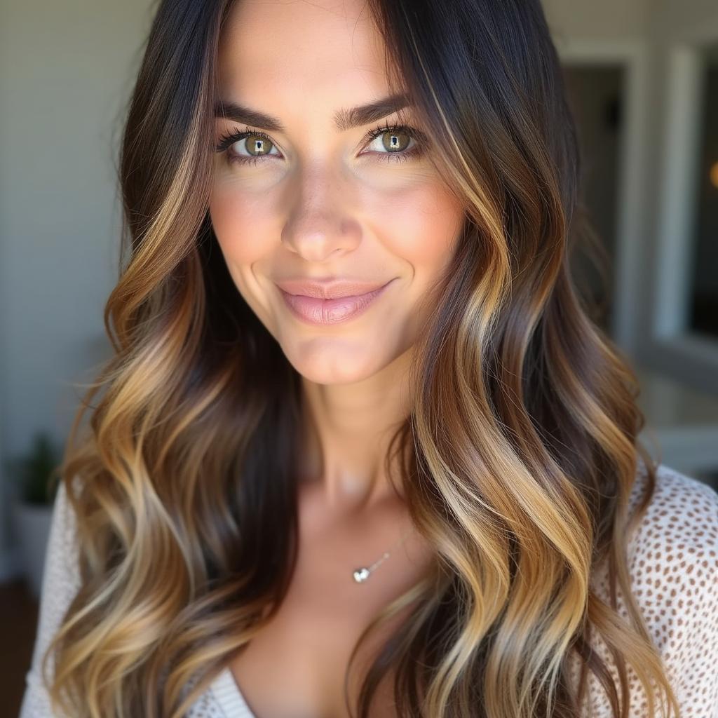 Example of Balayage Hair Color