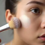 Applying Basic Beauty Setting Powder