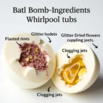 Bath Bomb Ingredients and Their Potential Impact on Whirlpool Tubs