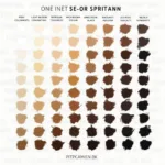 Microblading Pigment Color Chart