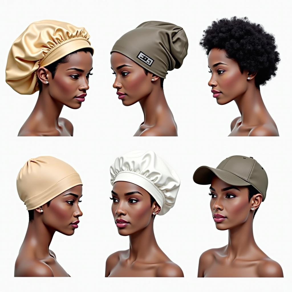 Various Black Hair Caps for Different Needs