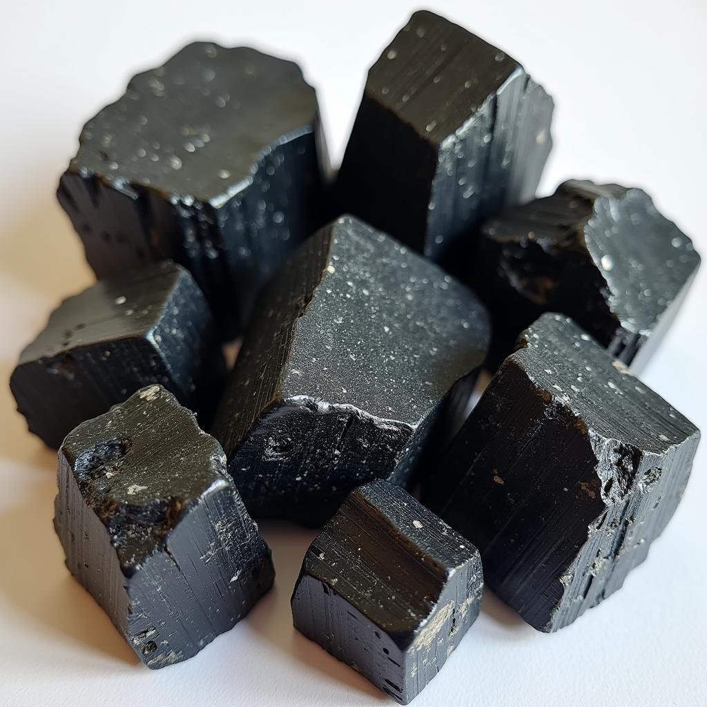 Black Tourmaline Rough Crystals