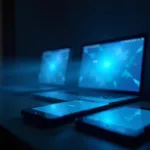 Blue Light Emitting from Devices