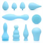 Various Blue Vibrating Dildos