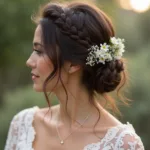 Boho Braid for a Wedding