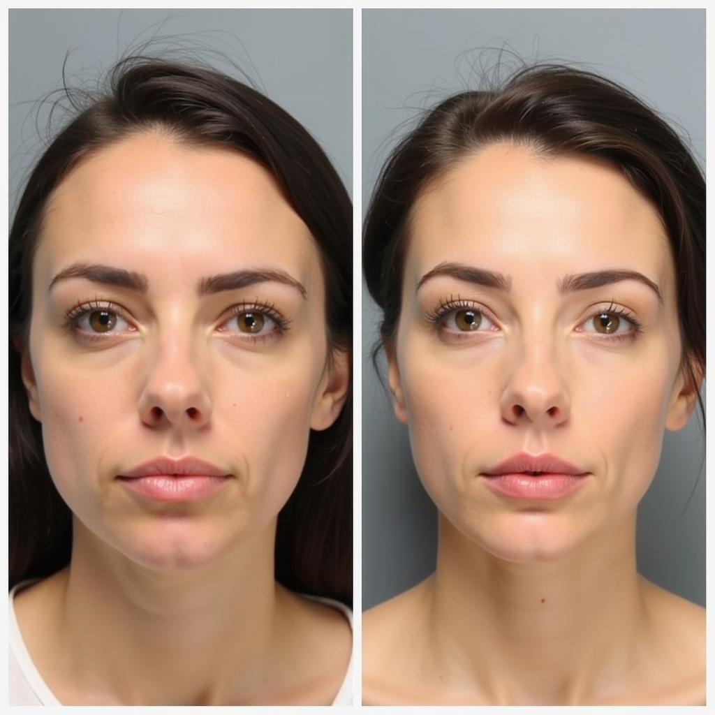 Before and After Bottom Lip Lift Photos