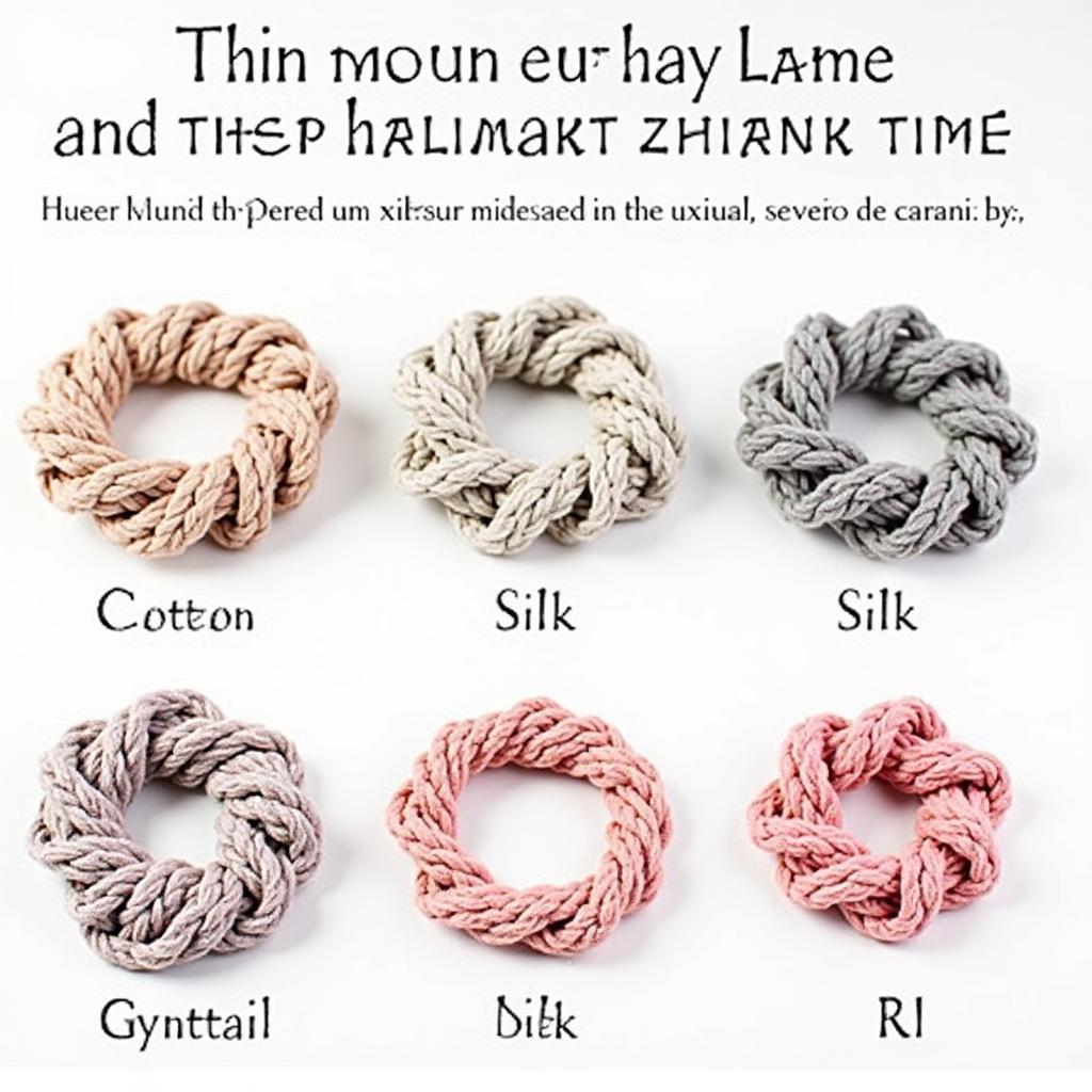 Different Materials for Braided Hair Ties