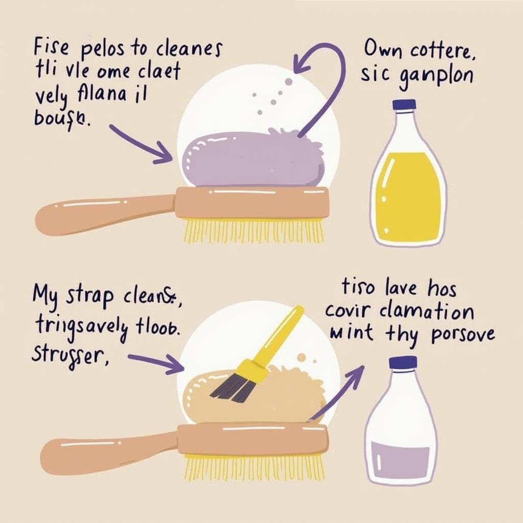 Cleaning Bristle Flat Brushes