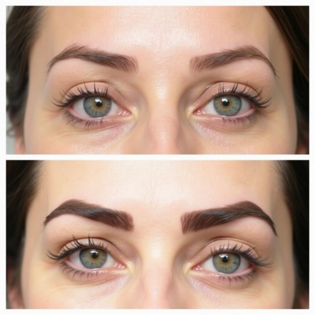 Brow Lamination Before and After in New Jersey