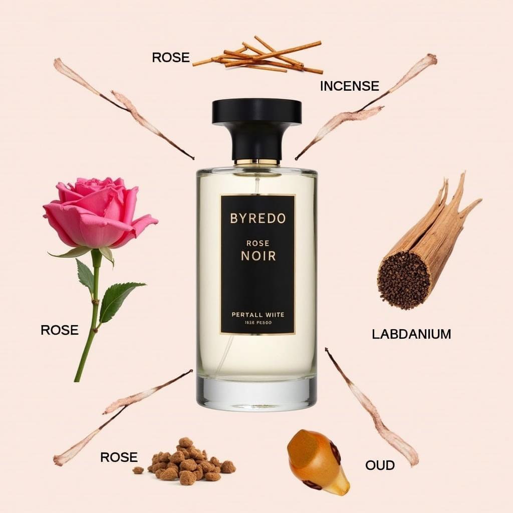 Byredo Rose Noir Fragrance Notes Breakdown