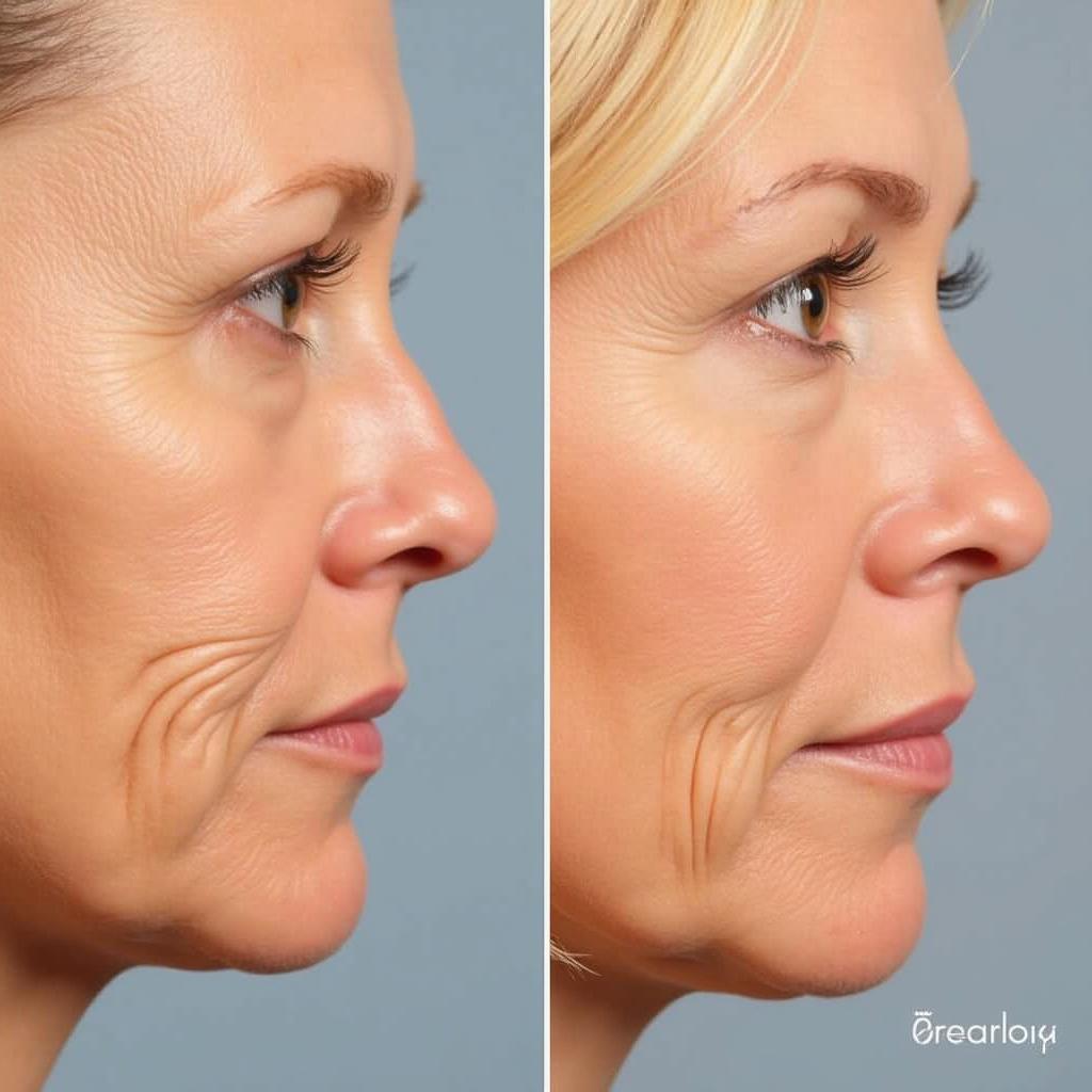 Calcium Hydroxylapatite Filler Before and After Results for 11 Lines