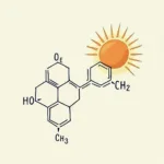 Carotene Molecule Structure