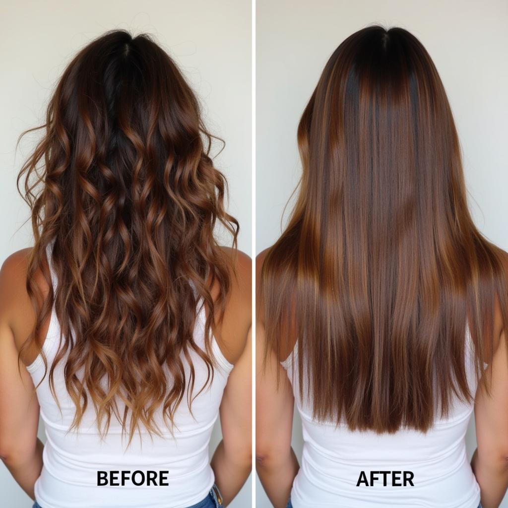 Shiny and Healthy Hair After Using CBD Leave-in Conditioner