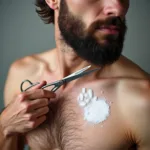 Trimming Chest Hair Before Waxing