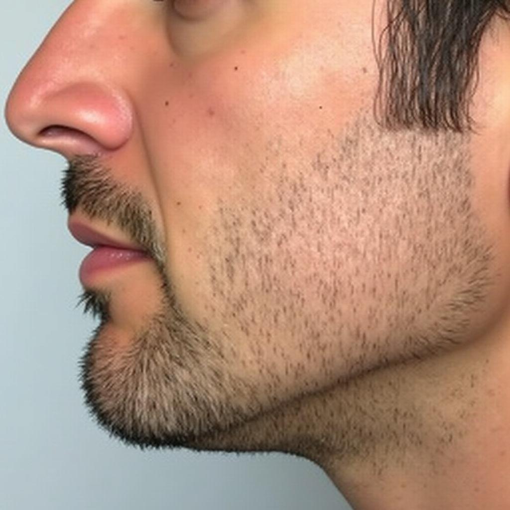 Chin Filler Men Profile View