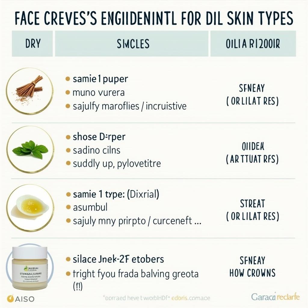 Choosing the Right Face Cream by Skin Type